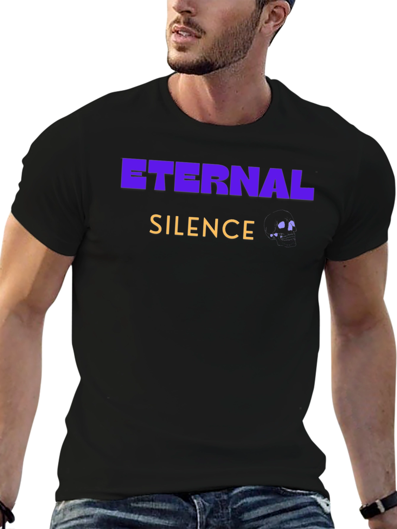 Eternal Silence Graphic T-Shirt - Black