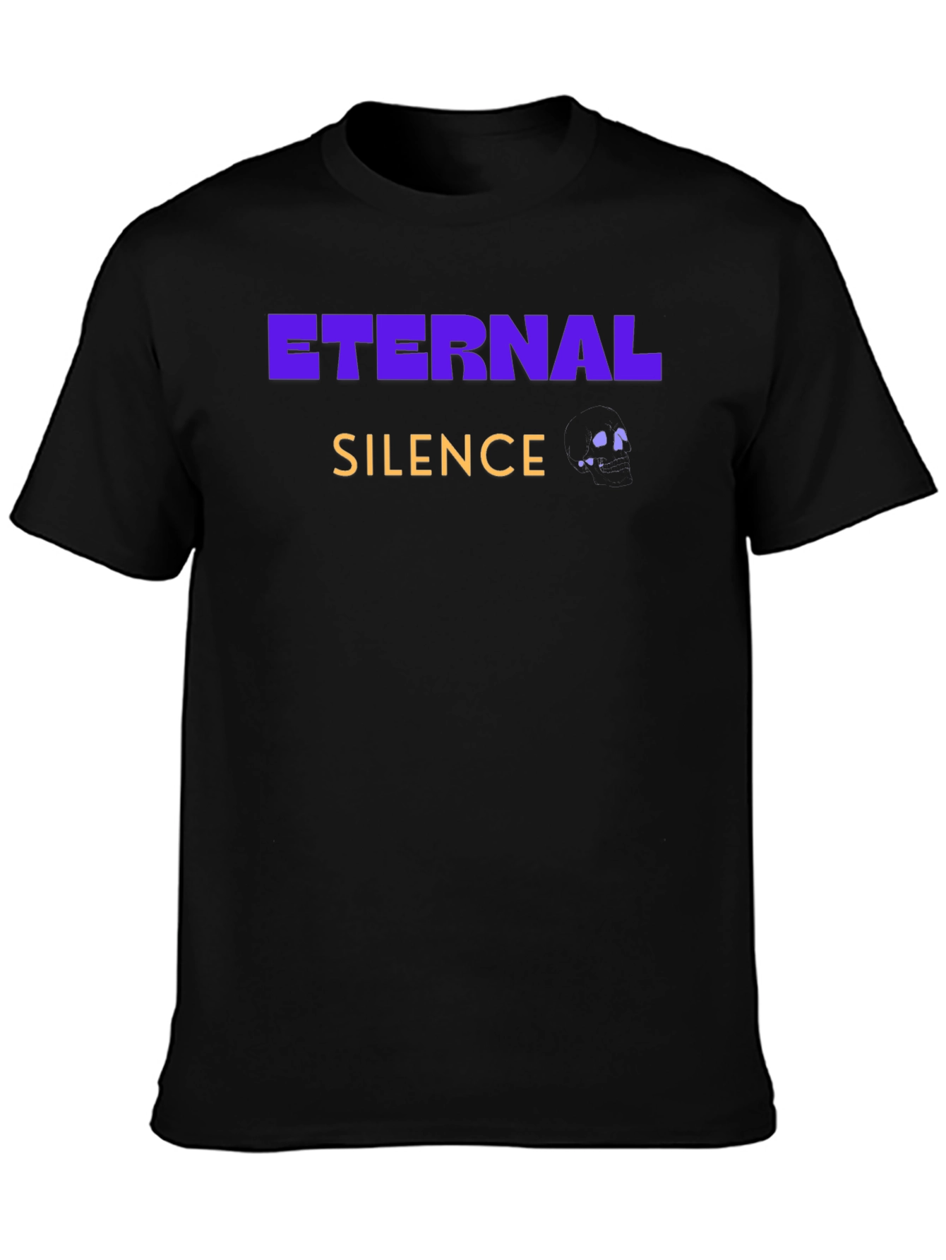 Eternal Silence Graphic T-Shirt - Black