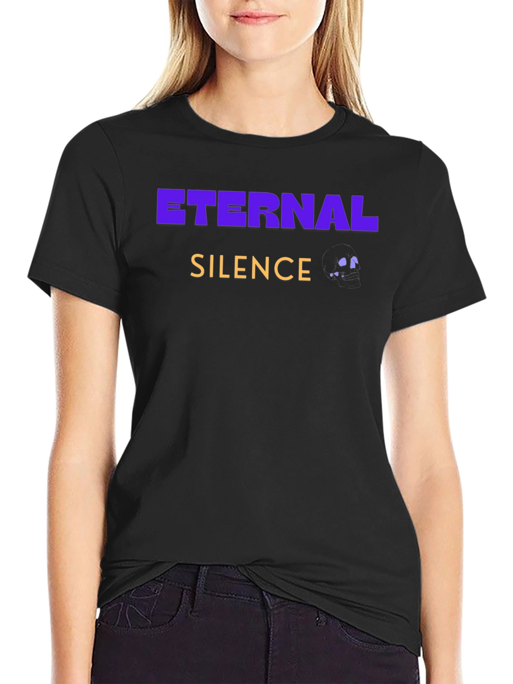 Eternal Silence Graphic T-Shirt - Black
