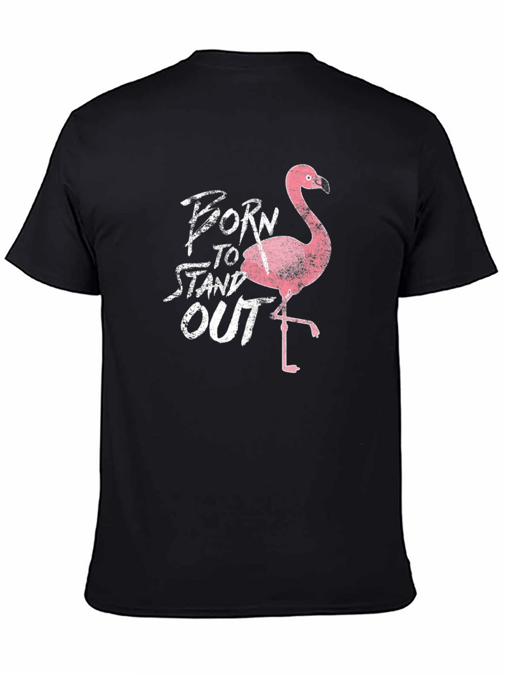 Born to Stand Out Flamingo Graphic T-Shirt