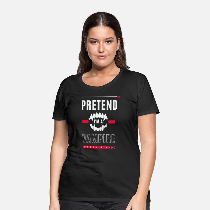 Pretend I'm A Vampire - Lazy Halloween Costume