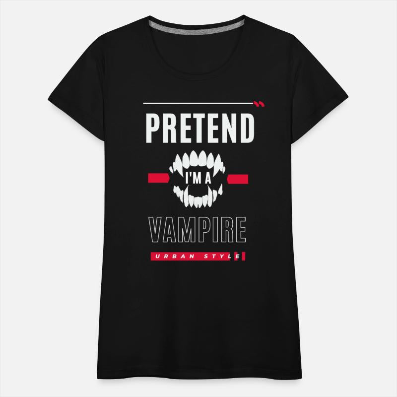 Pretend I'm A Vampire - Lazy Halloween Costume
