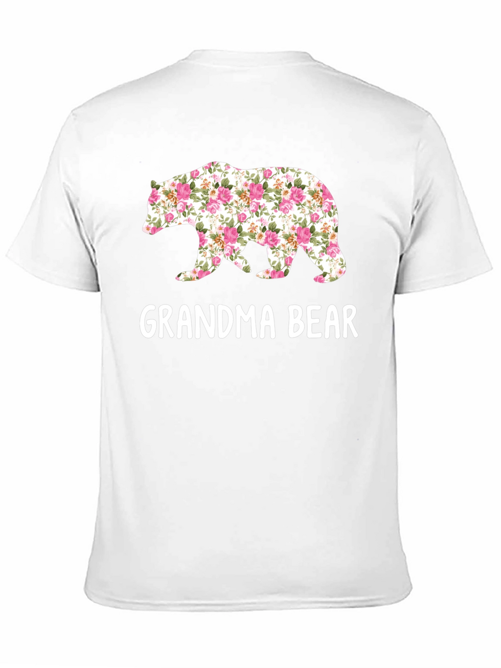 Grandma Bear Floral Graphic Tee - Perfect Gift!