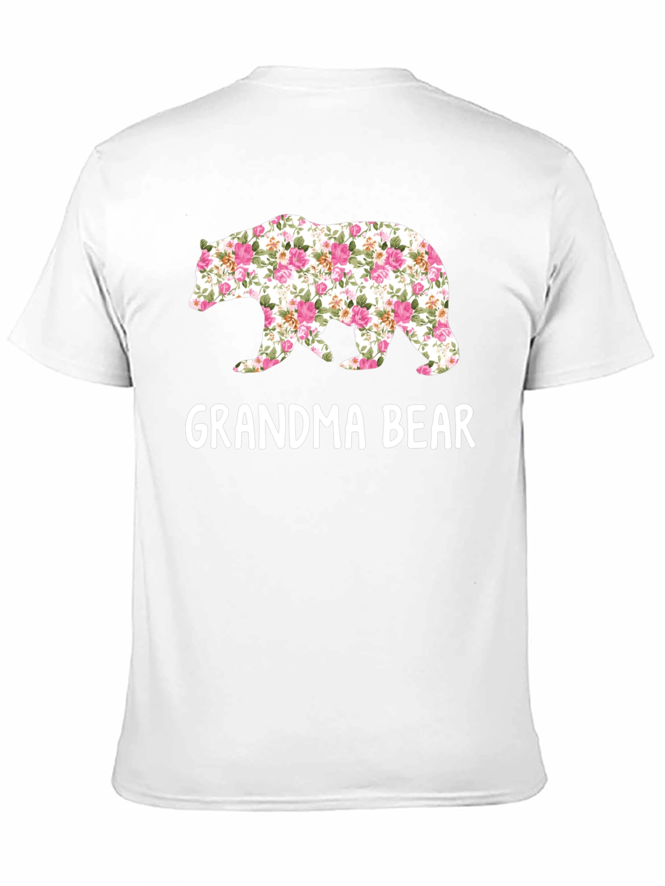 Grandma Bear Floral Graphic Tee - Perfect Gift!