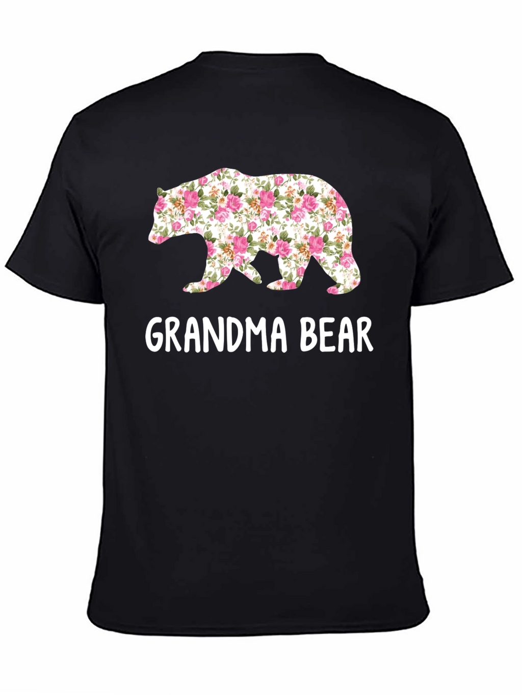 Grandma Bear Floral Graphic Tee - Perfect Gift!