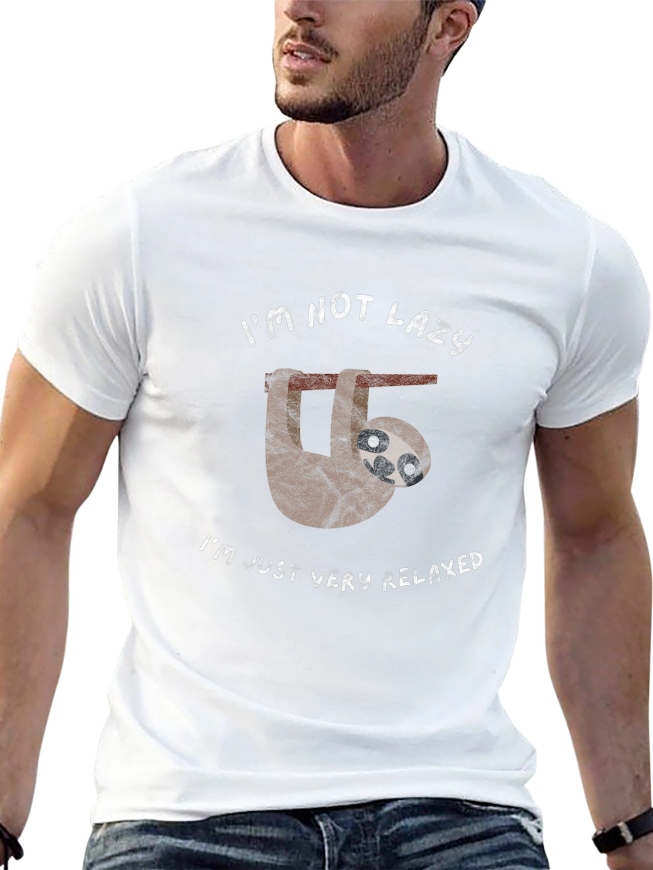 Funny Sloth Tee - Im Not Lazy Im Relaxed