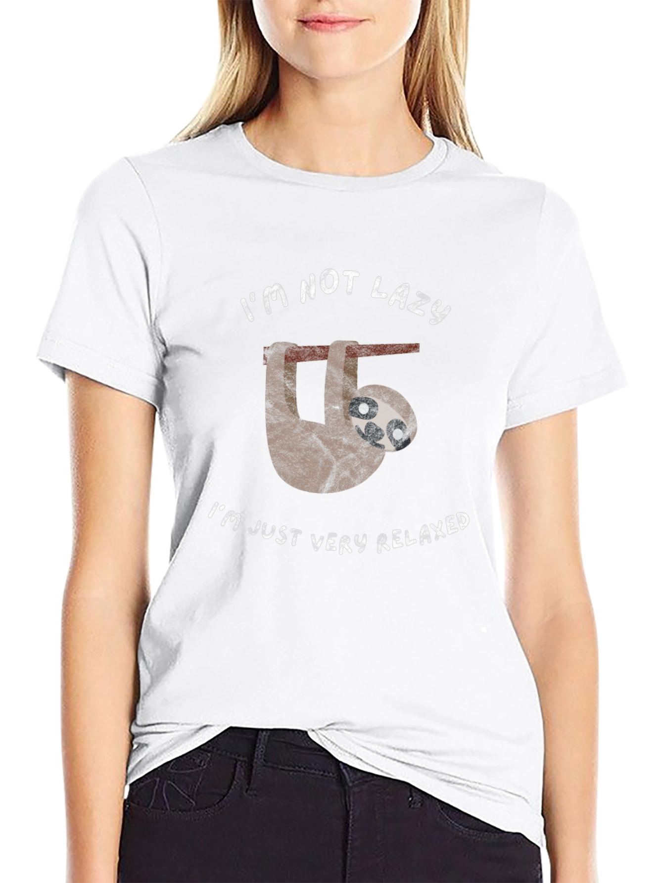 Funny Sloth Tee - Im Not Lazy Im Relaxed