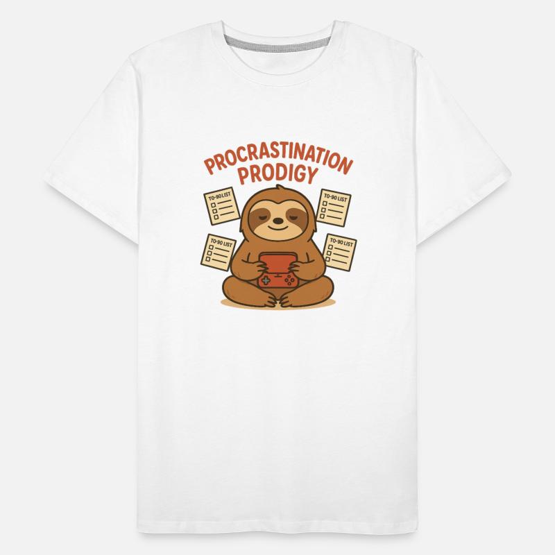 Procrastination Prodigy – Lazy Genius Vibes Tee