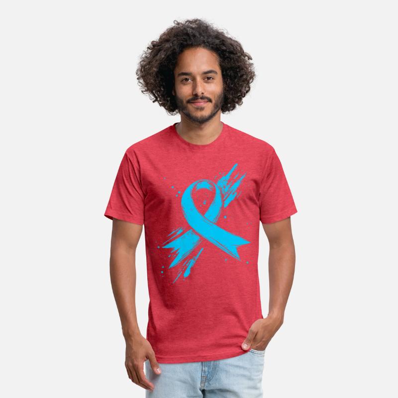 Prostate Cancer Awareness Ribbon Light Blue