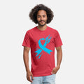Prostate Cancer Awareness Ribbon Light Blue