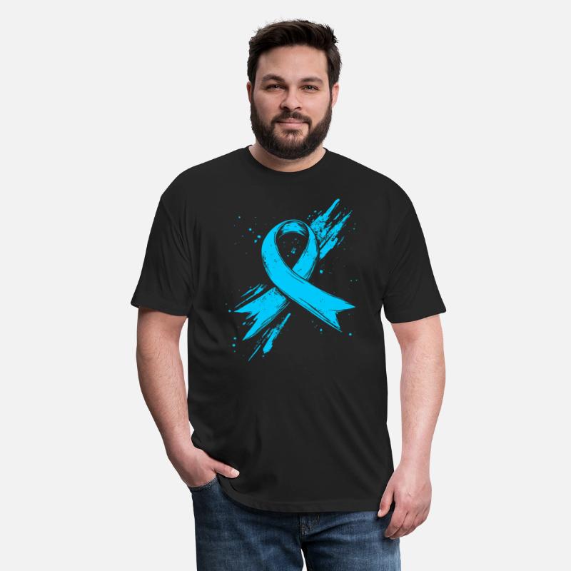 Prostate Cancer Awareness Ribbon Light Blue