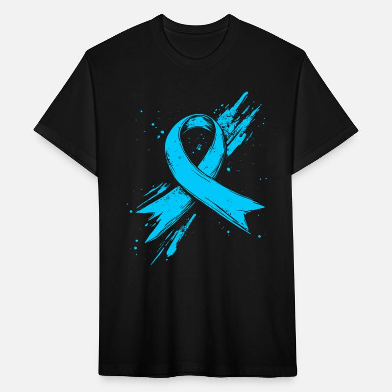 Prostate Cancer Awareness Ribbon Light Blue