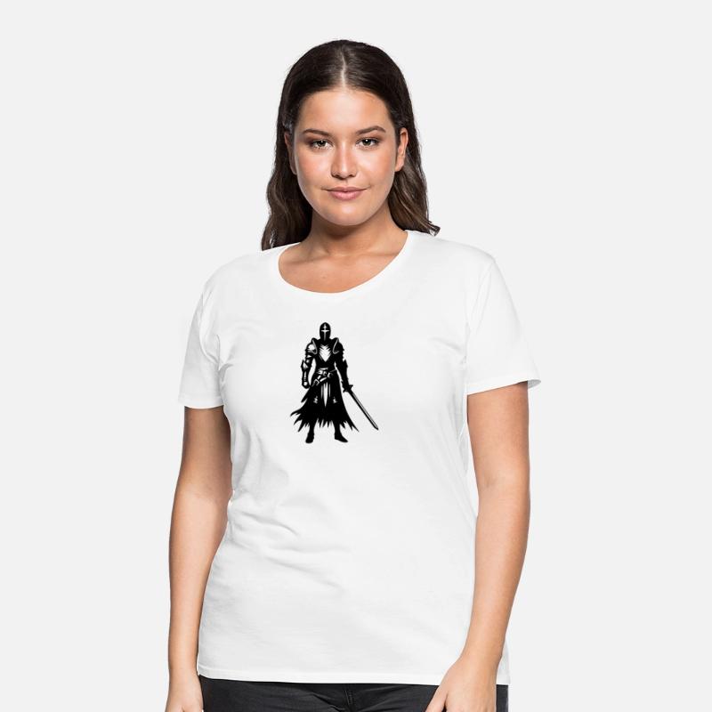 Proud Knight Warrior With Sword