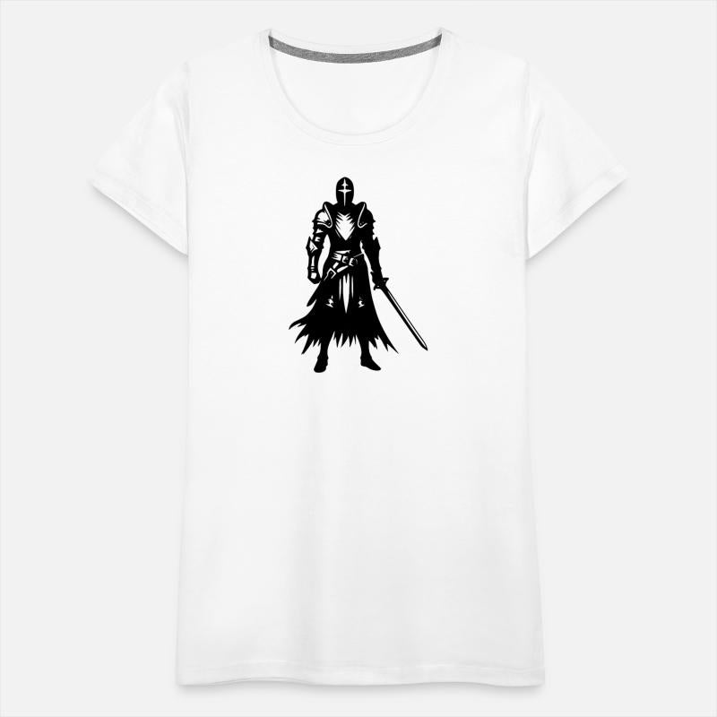 Proud Knight Warrior With Sword