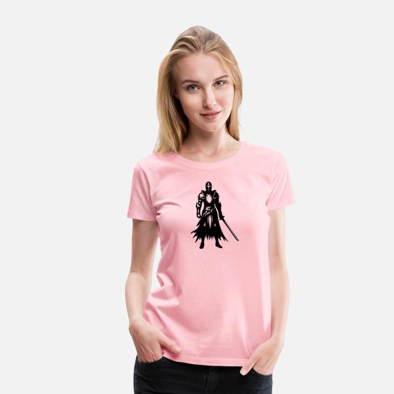 Proud Knight Warrior With Sword