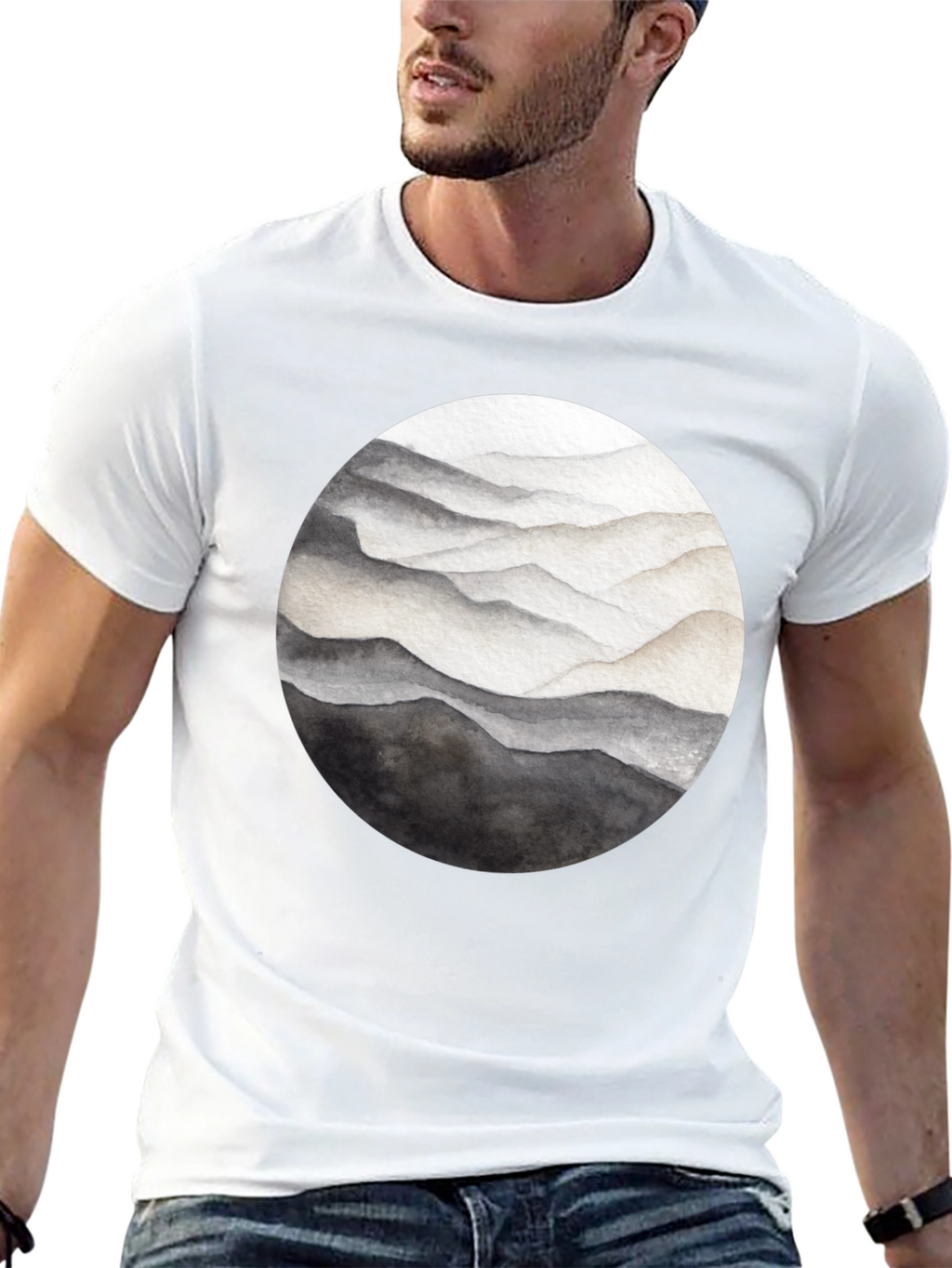 Watercolor Mountain Graphic Tee