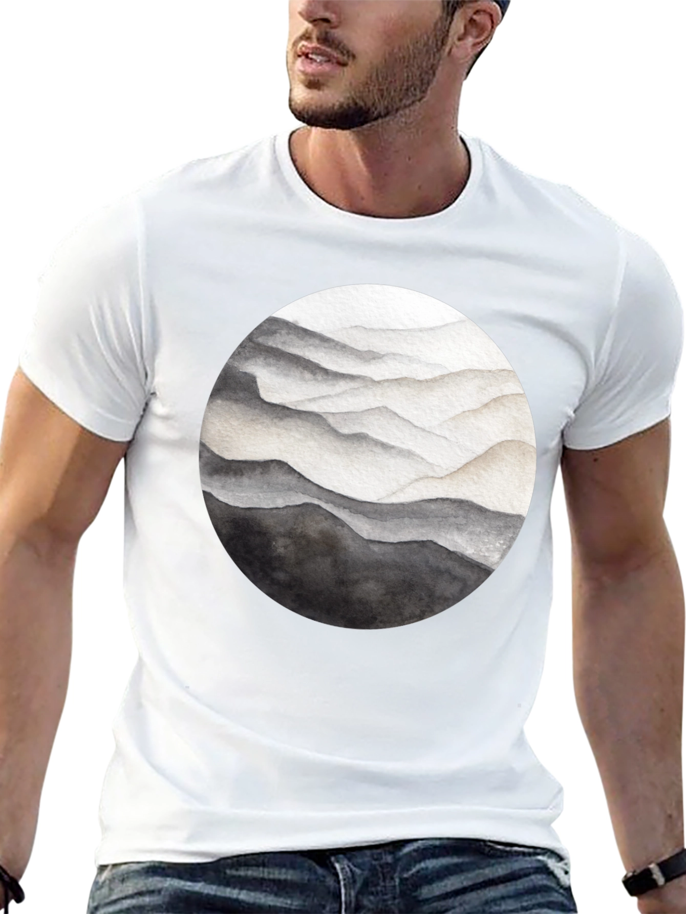 Watercolor Mountain Graphic Tee