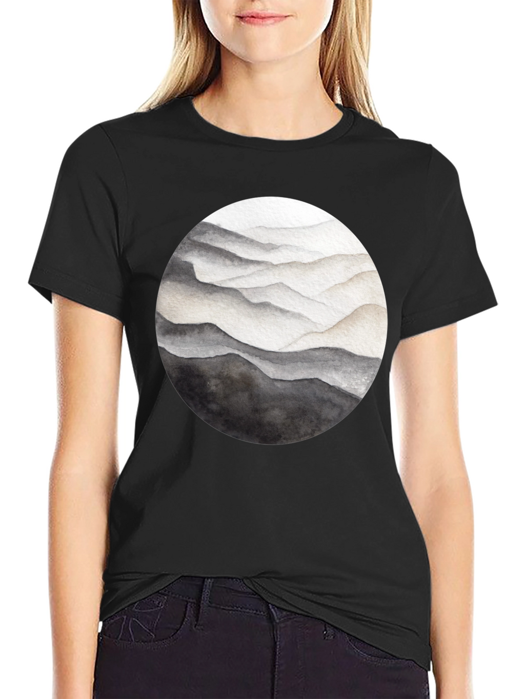 Watercolor Mountain Graphic Tee