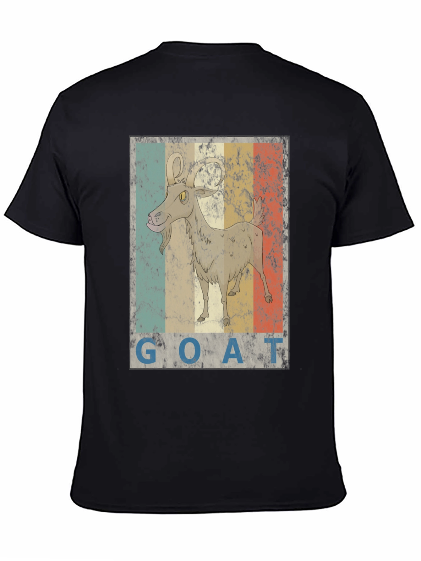 Retro Goat Graphic T-Shirt - Unisex Short Sleeve Tee