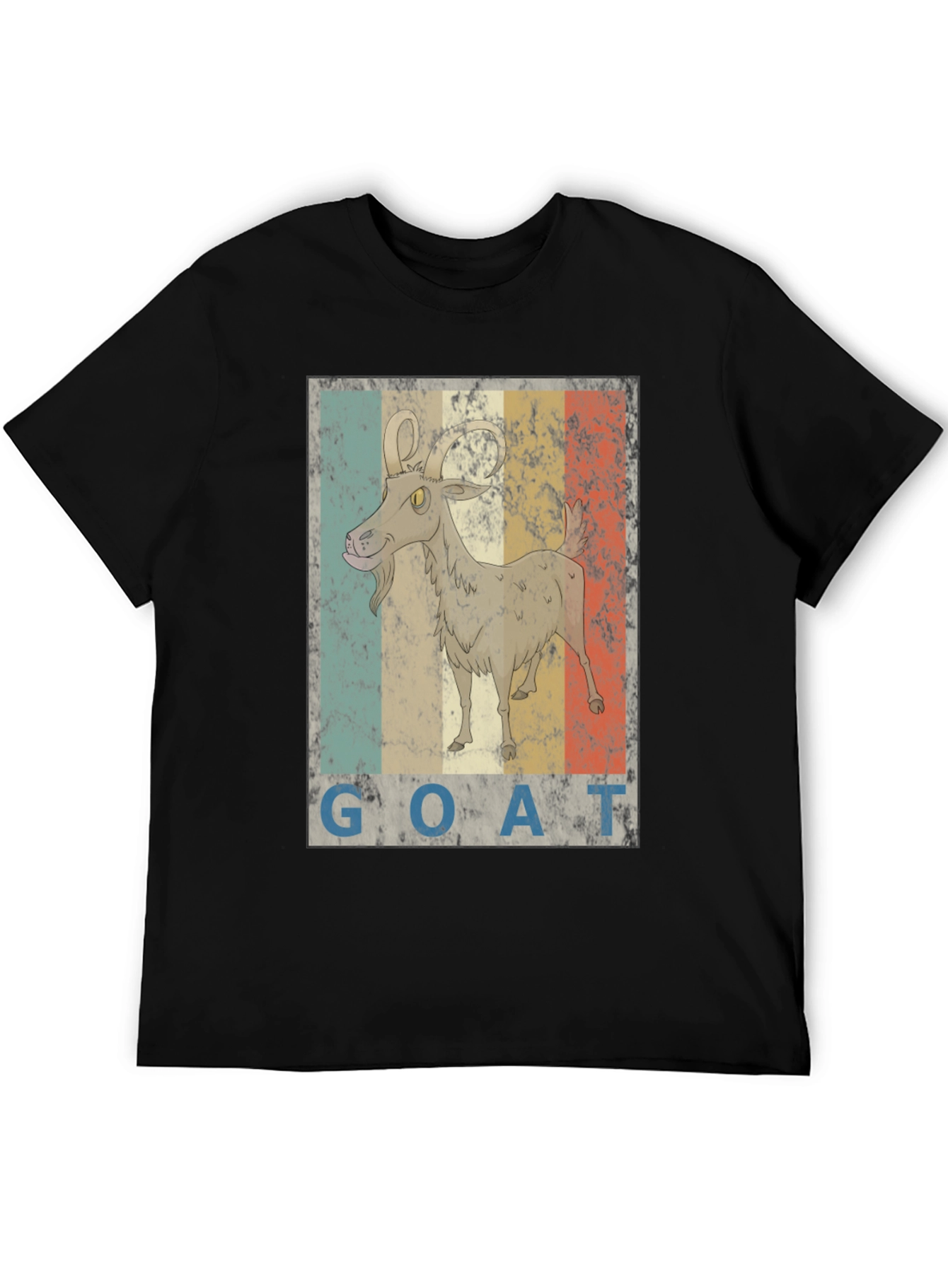 Retro Goat Graphic T-Shirt - Unisex Short Sleeve Tee
