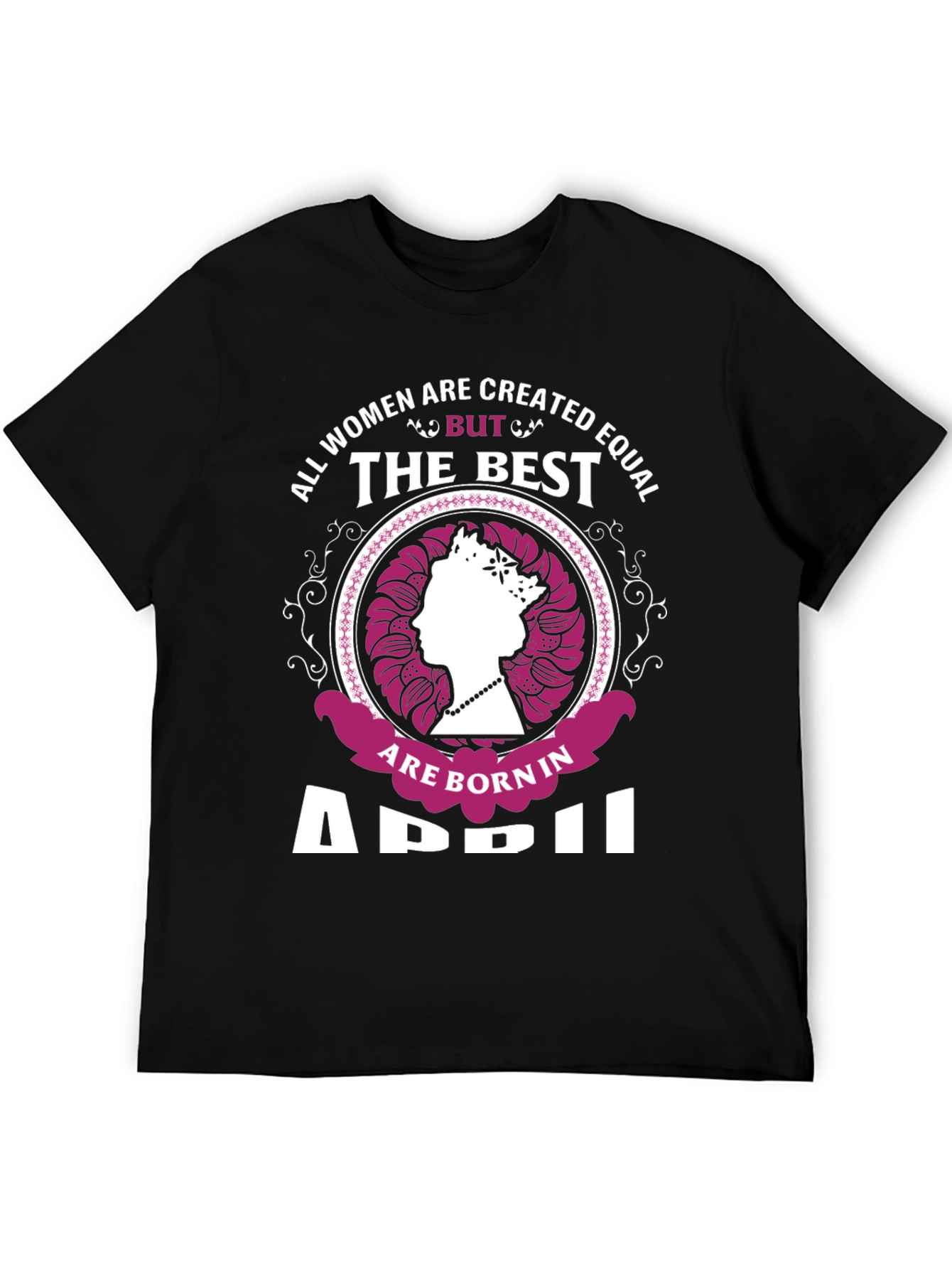 Born in April Womens Graphic Tee