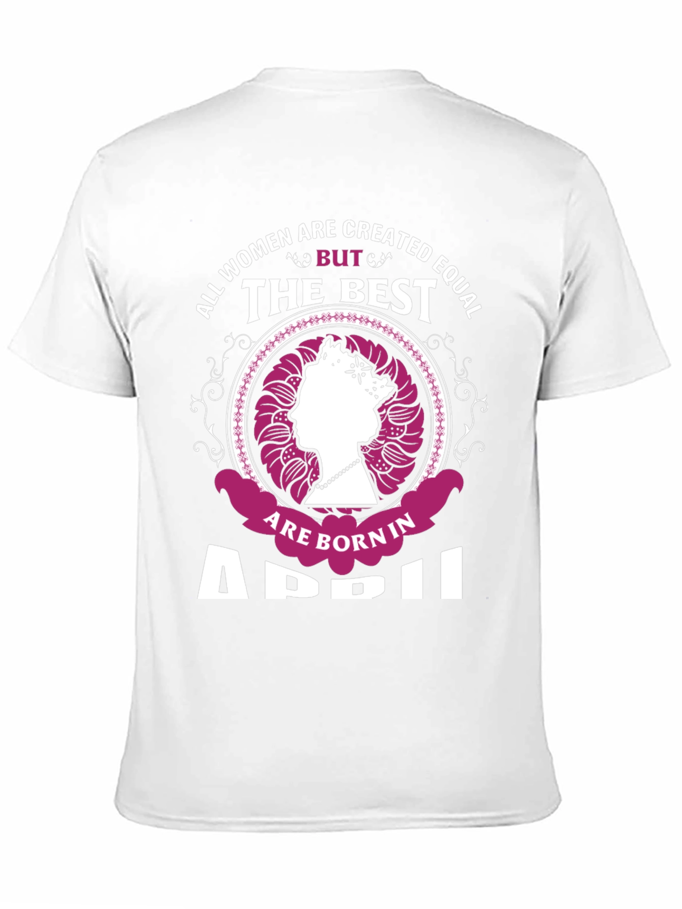 Born in April Womens Graphic Tee