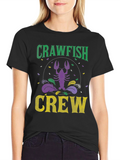 Crawfish Crew Mardi Gras T-Shirt