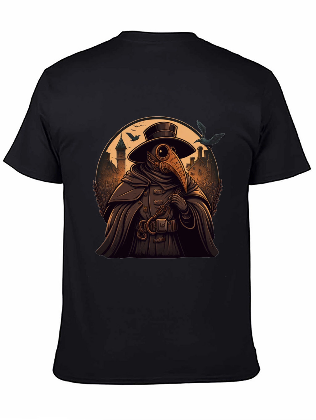 Plague Doctor Graphic T-Shirt - Unique Halloween Style
