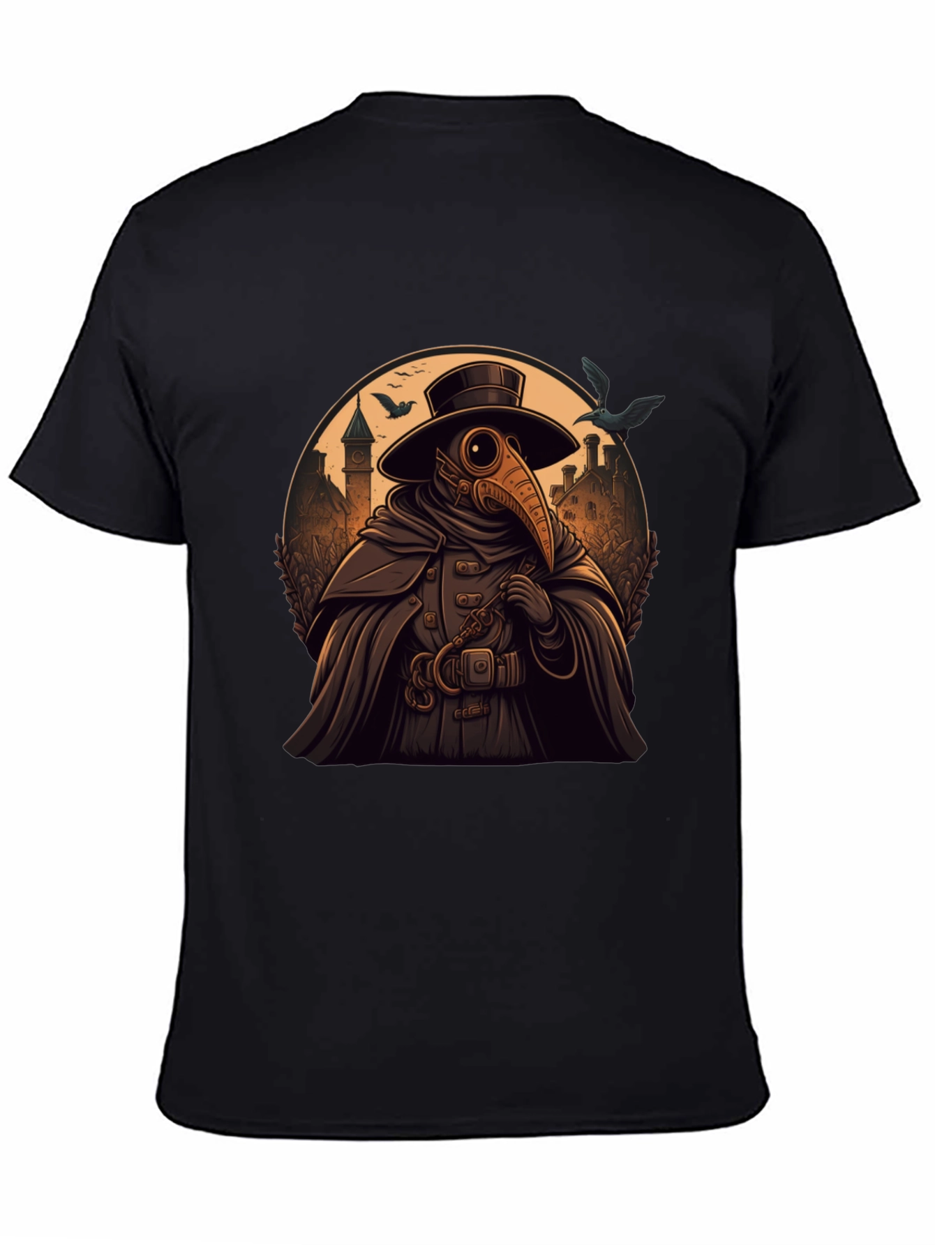 Plague Doctor Graphic T-Shirt - Unique Halloween Style