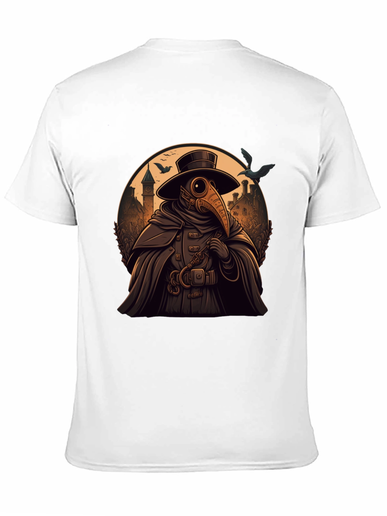 Plague Doctor Graphic T-Shirt - Unique Halloween Style