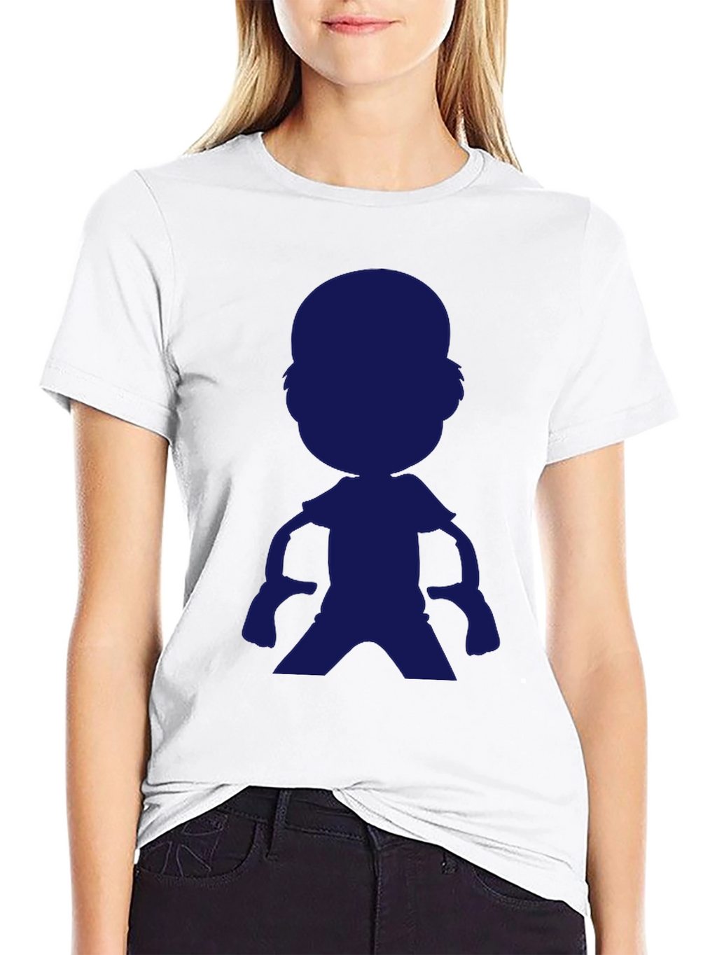 Mens Black T-Shirt with Graphic
