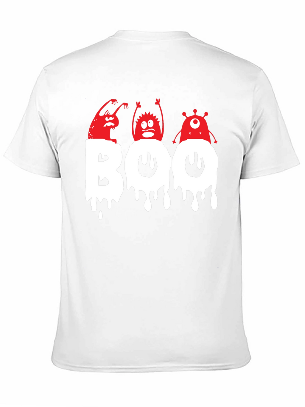 Spooky Boo Monsters Graphic T-Shirt - Halloween Fun
