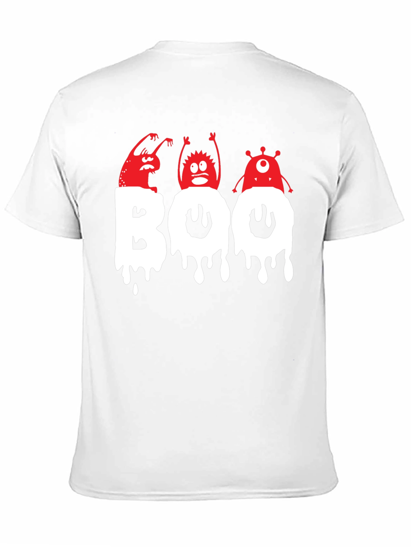 Spooky Boo Monsters Graphic T-Shirt - Halloween Fun