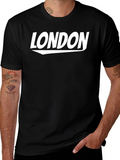 London Graphic Tee - Stylish Black T-Shirt
