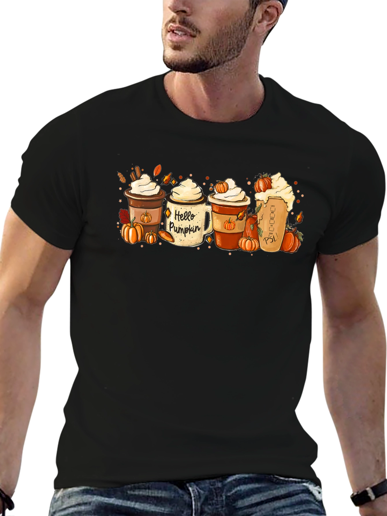 Hello Pumpkin Coffee T-Shirt