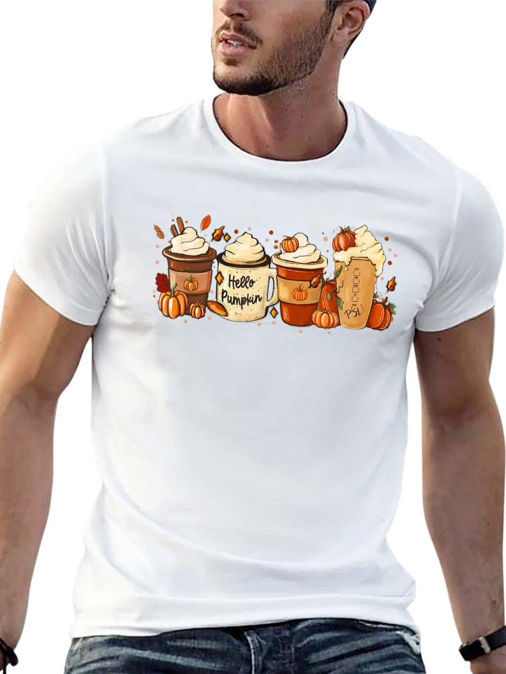 Hello Pumpkin Coffee T-Shirt