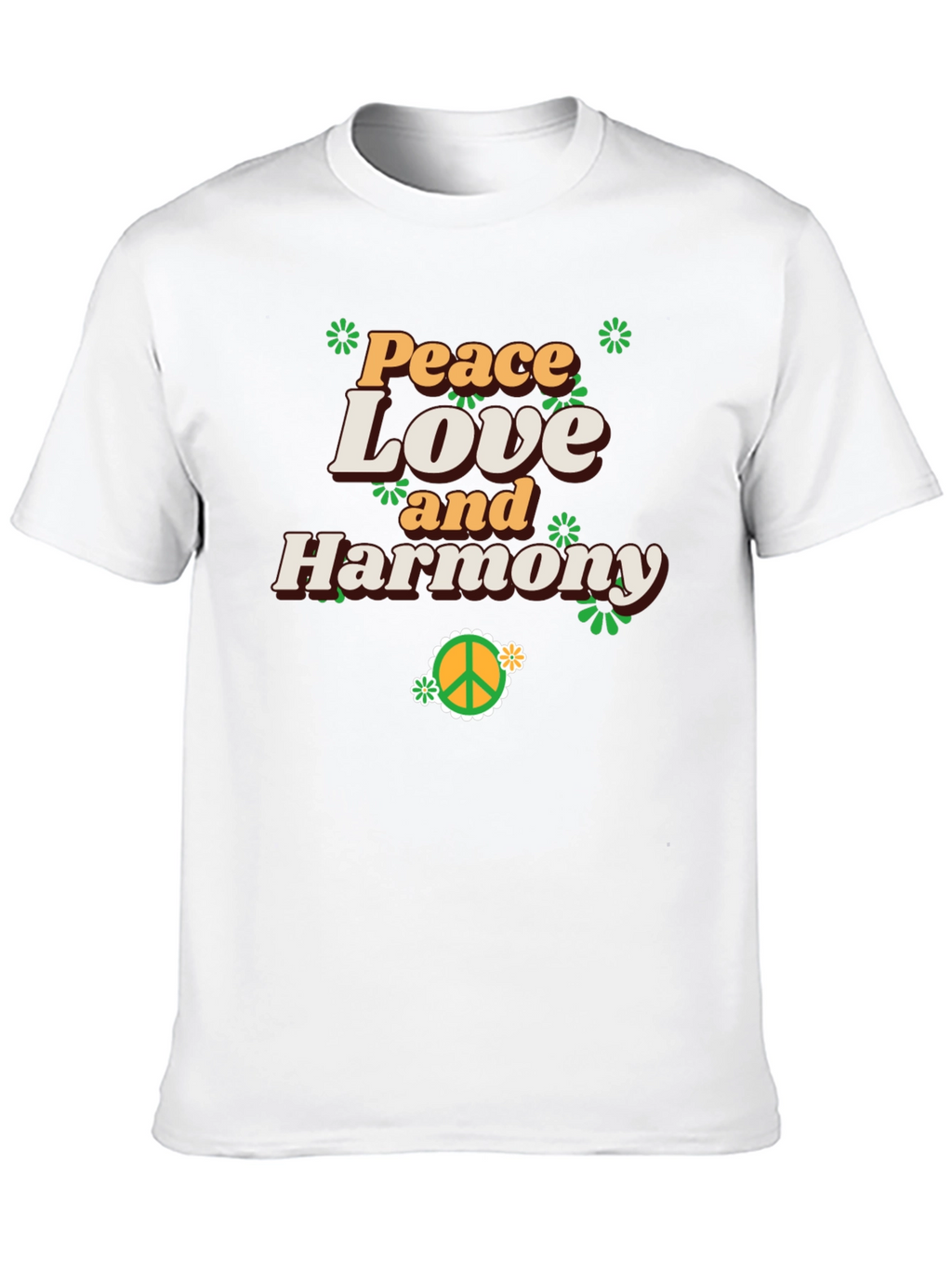 Peace Love Harmony Graphic T-Shirt