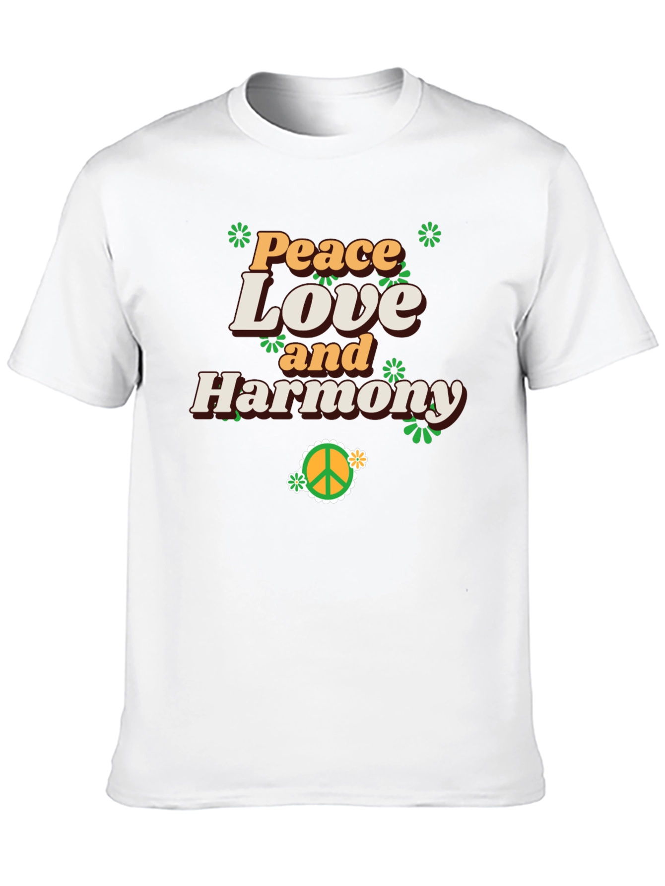 Peace Love Harmony Graphic T-Shirt