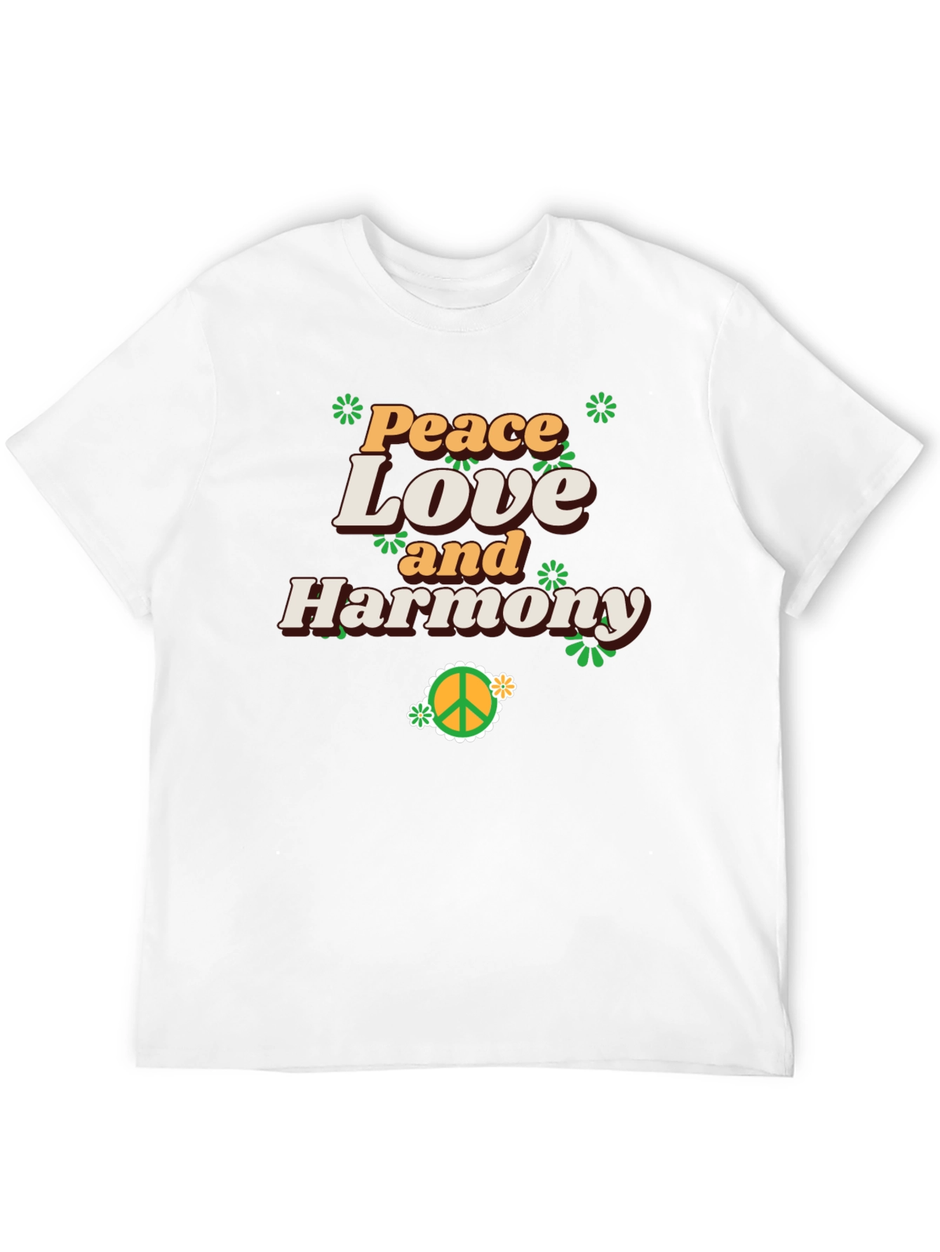 Peace Love Harmony Graphic T-Shirt