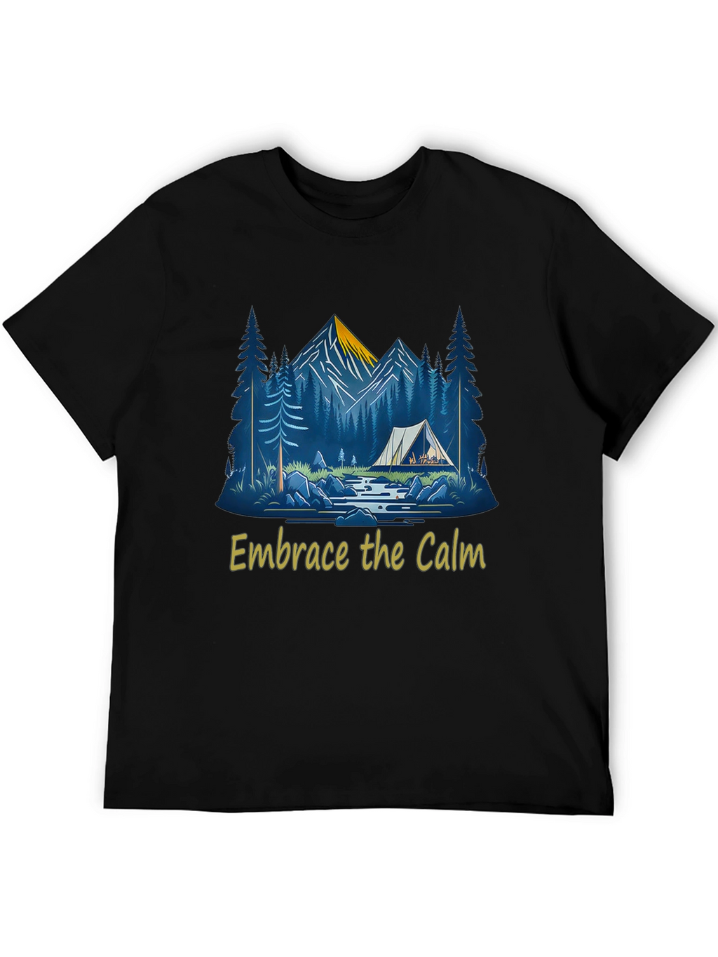 Embrace the Calm Camping Graphic T-Shirt