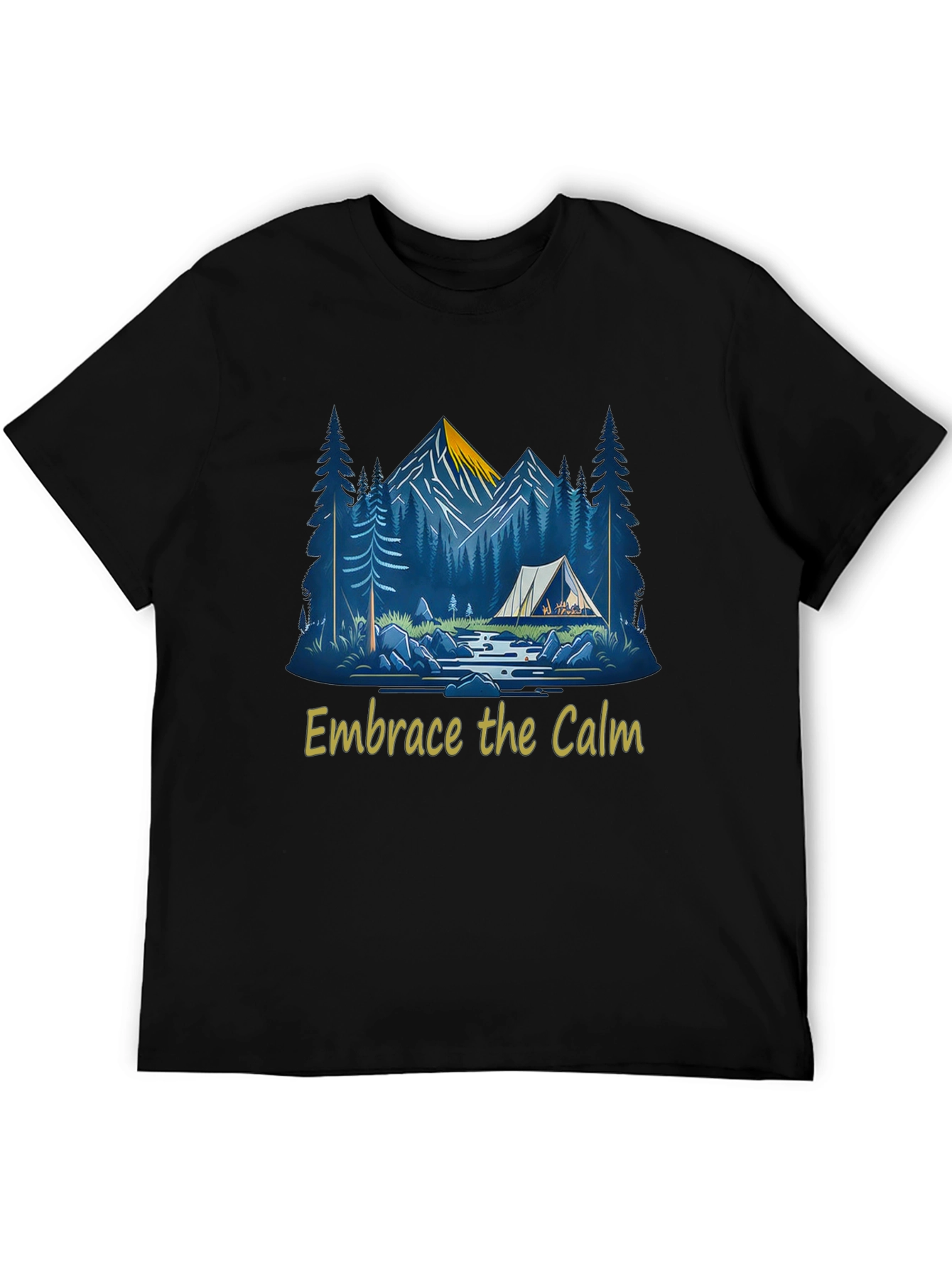 Embrace the Calm Camping Graphic T-Shirt