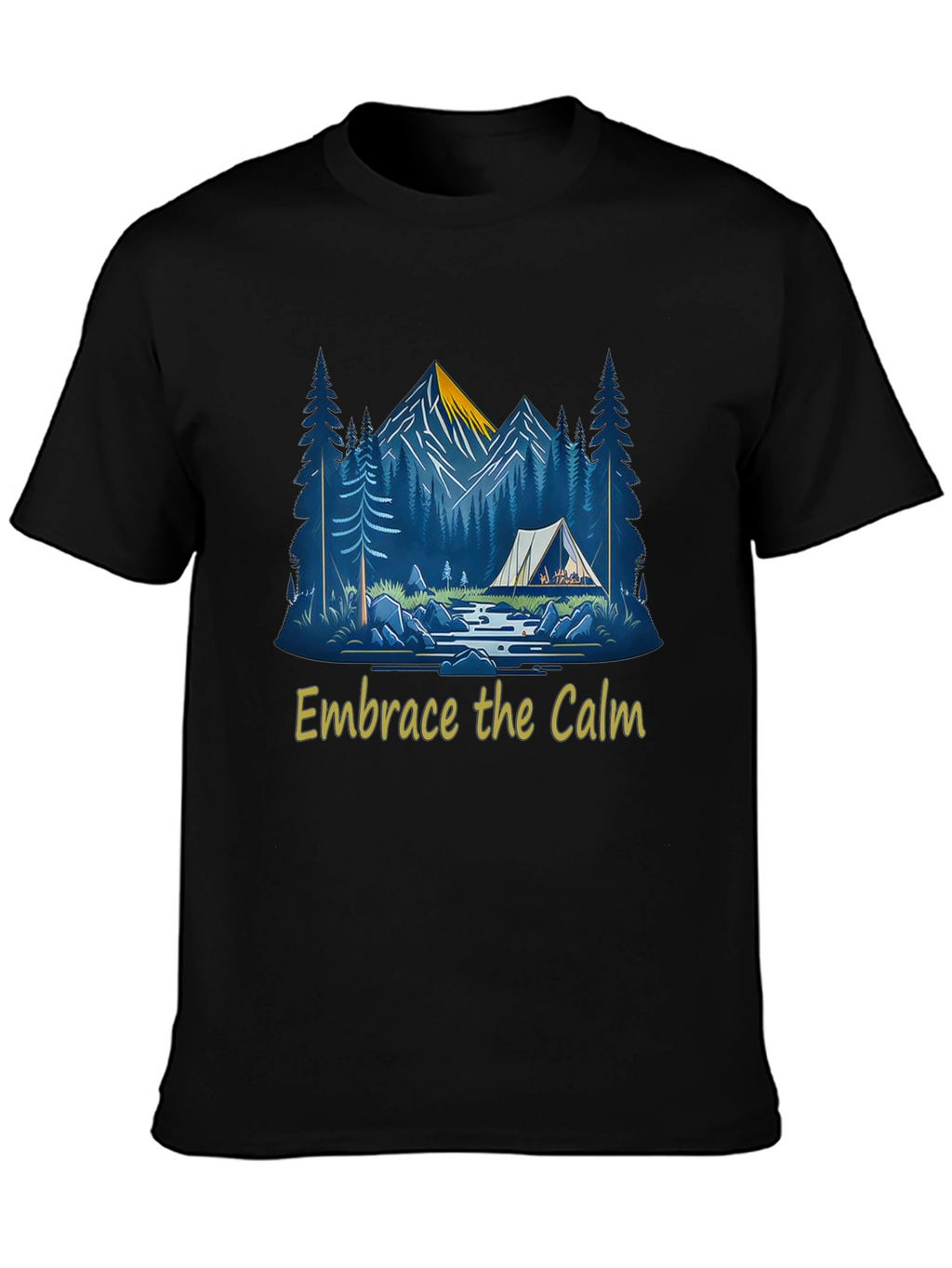 Embrace the Calm Camping Graphic T-Shirt
