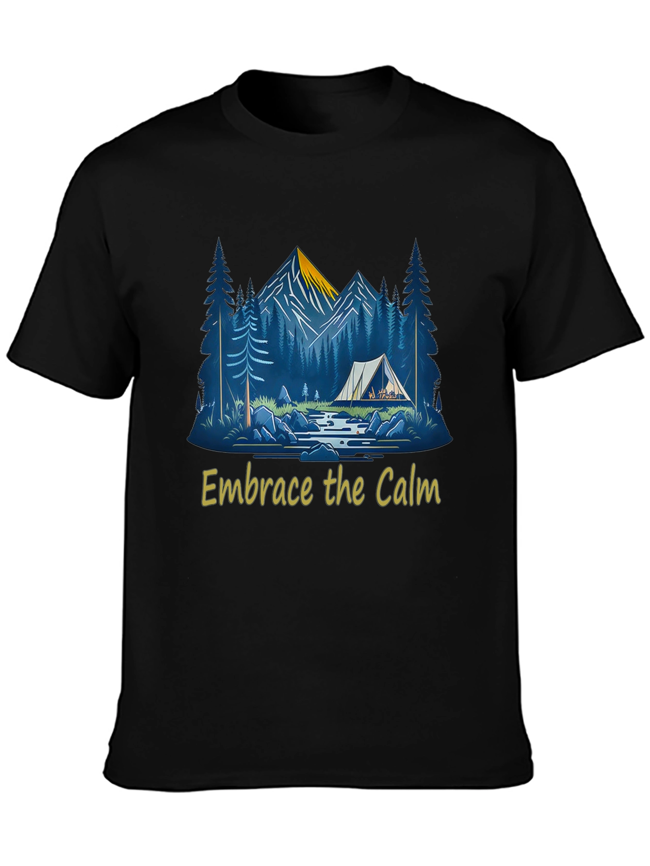 Embrace the Calm Camping Graphic T-Shirt