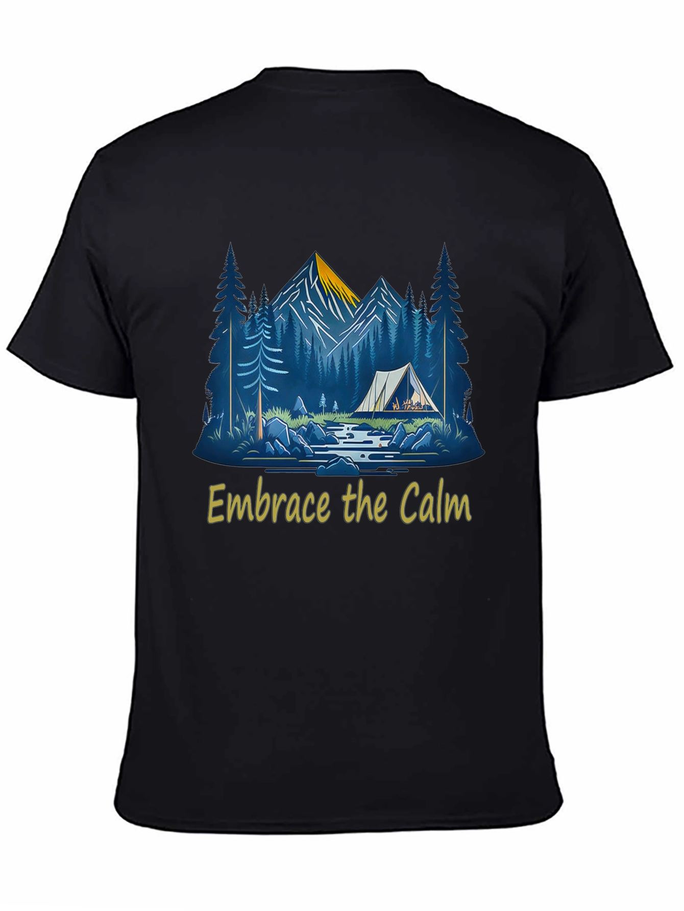Embrace the Calm Camping Graphic T-Shirt