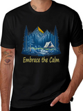 Embrace the Calm Camping Graphic T-Shirt