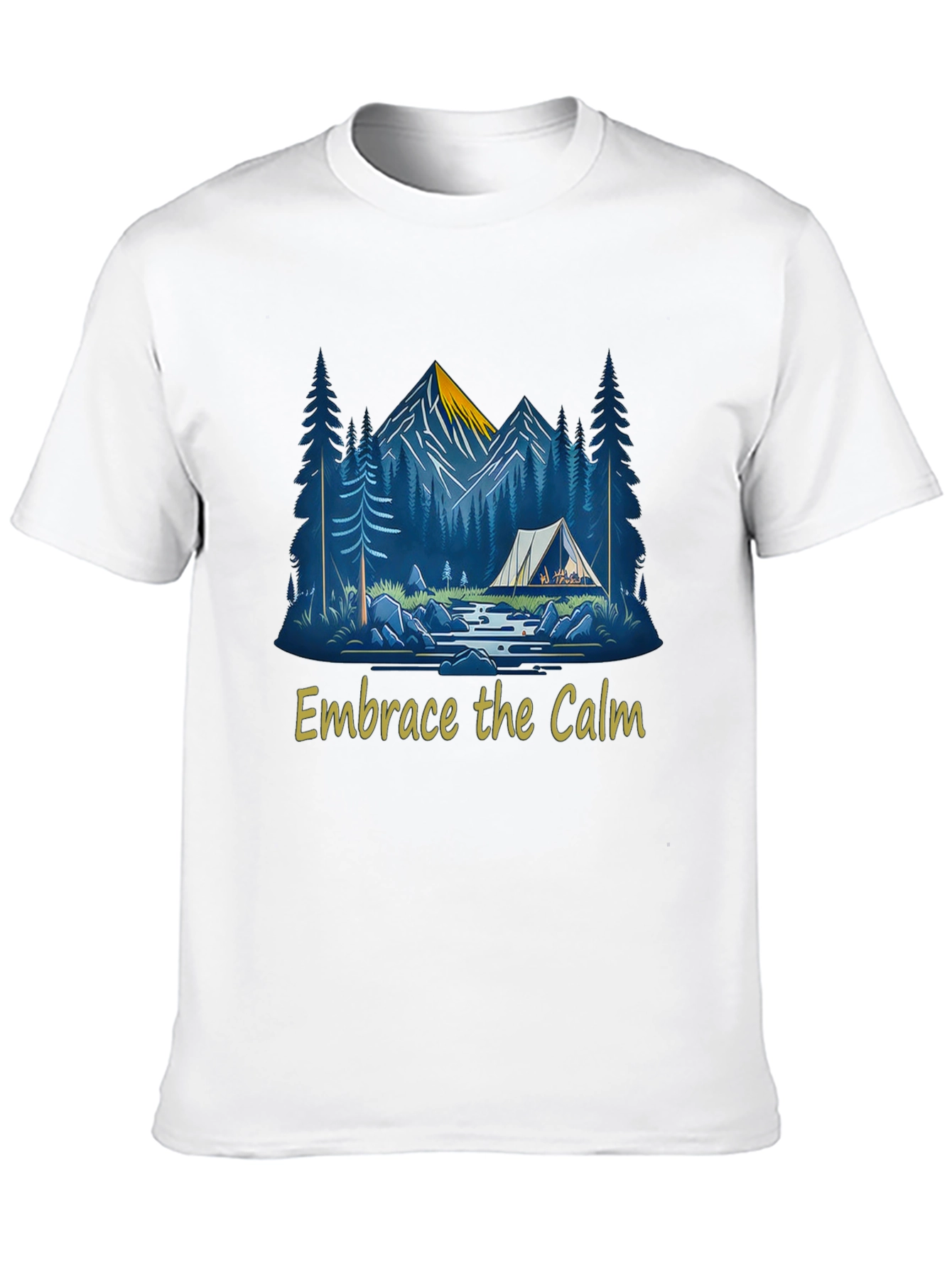 Embrace the Calm Camping Graphic T-Shirt