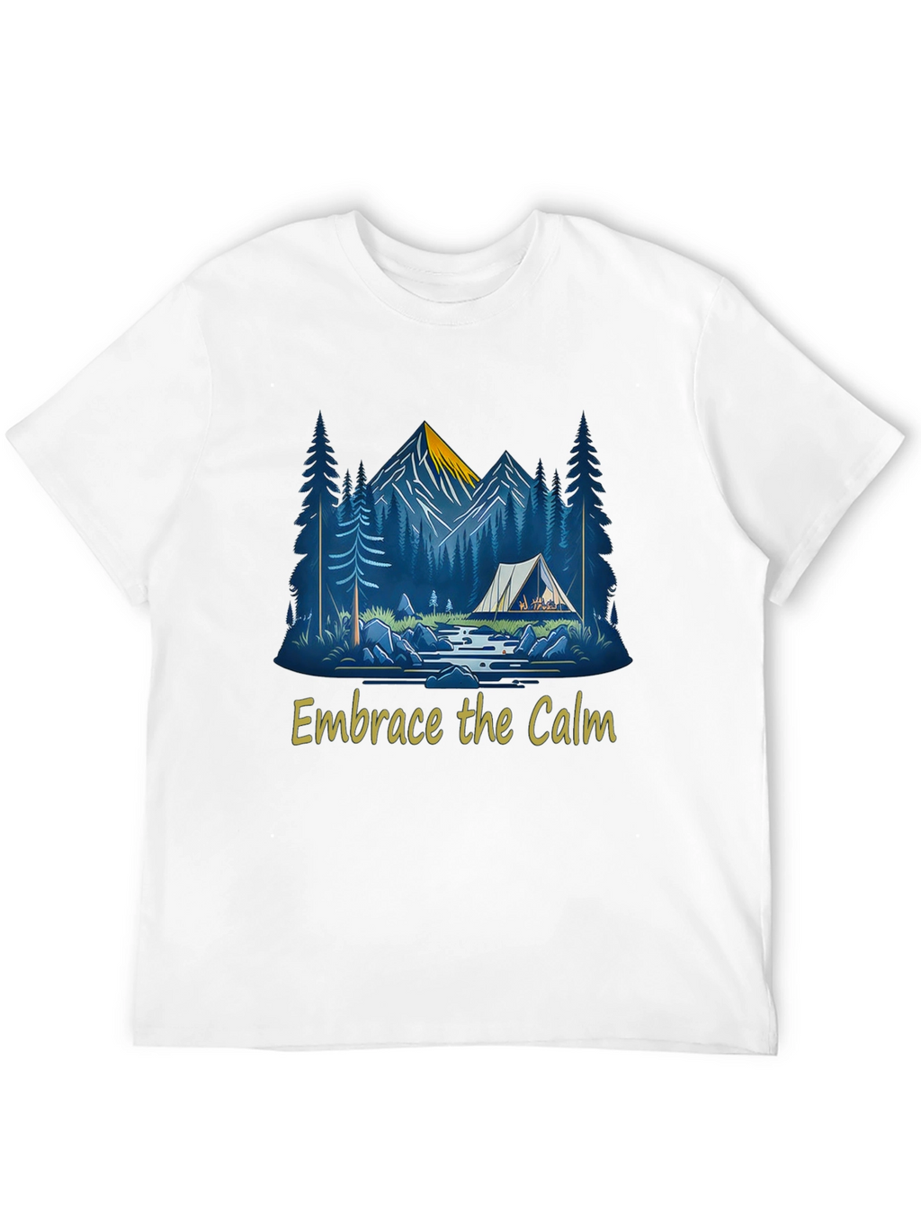 Embrace the Calm Camping Graphic T-Shirt