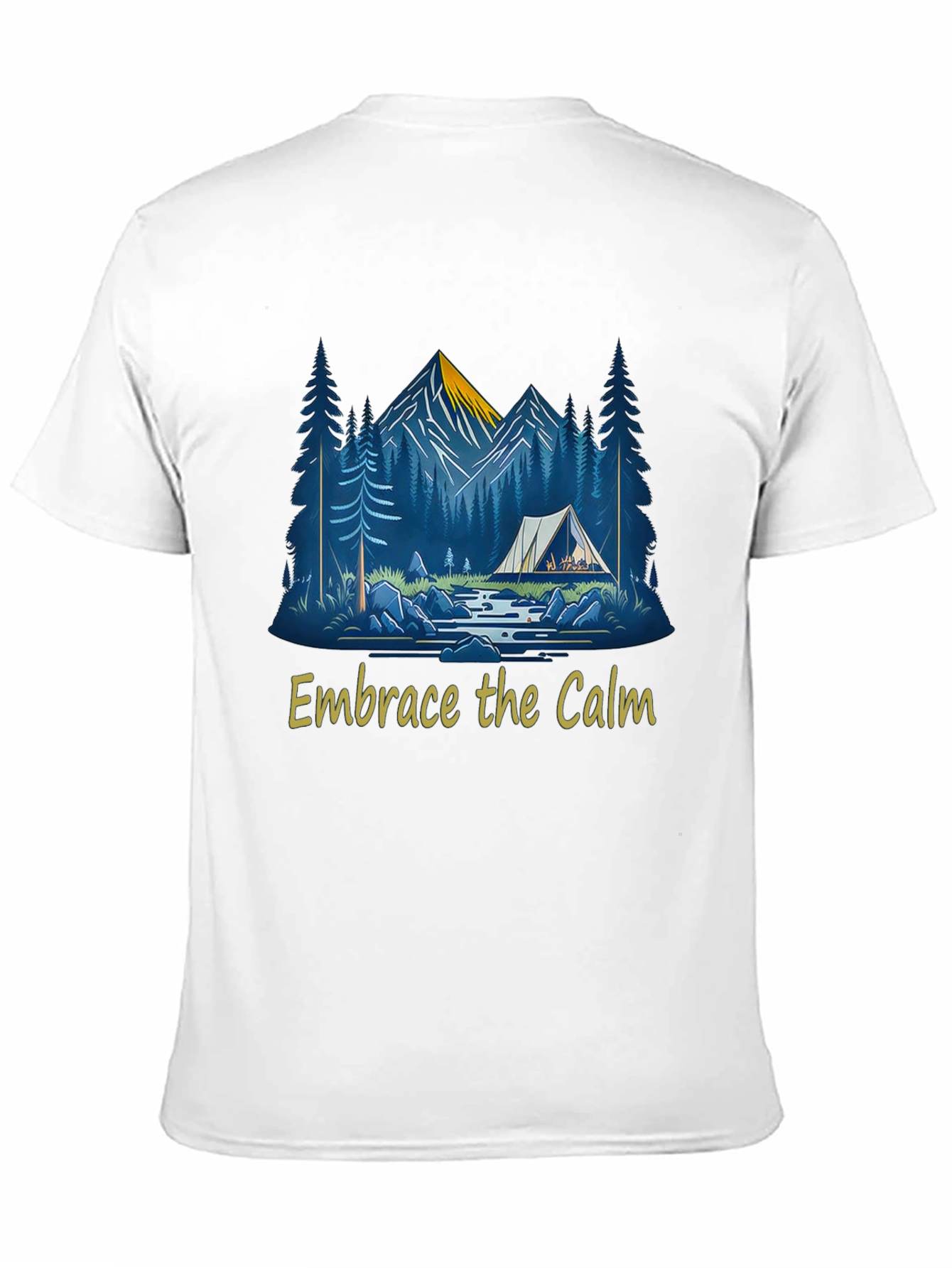 Embrace the Calm Camping Graphic T-Shirt