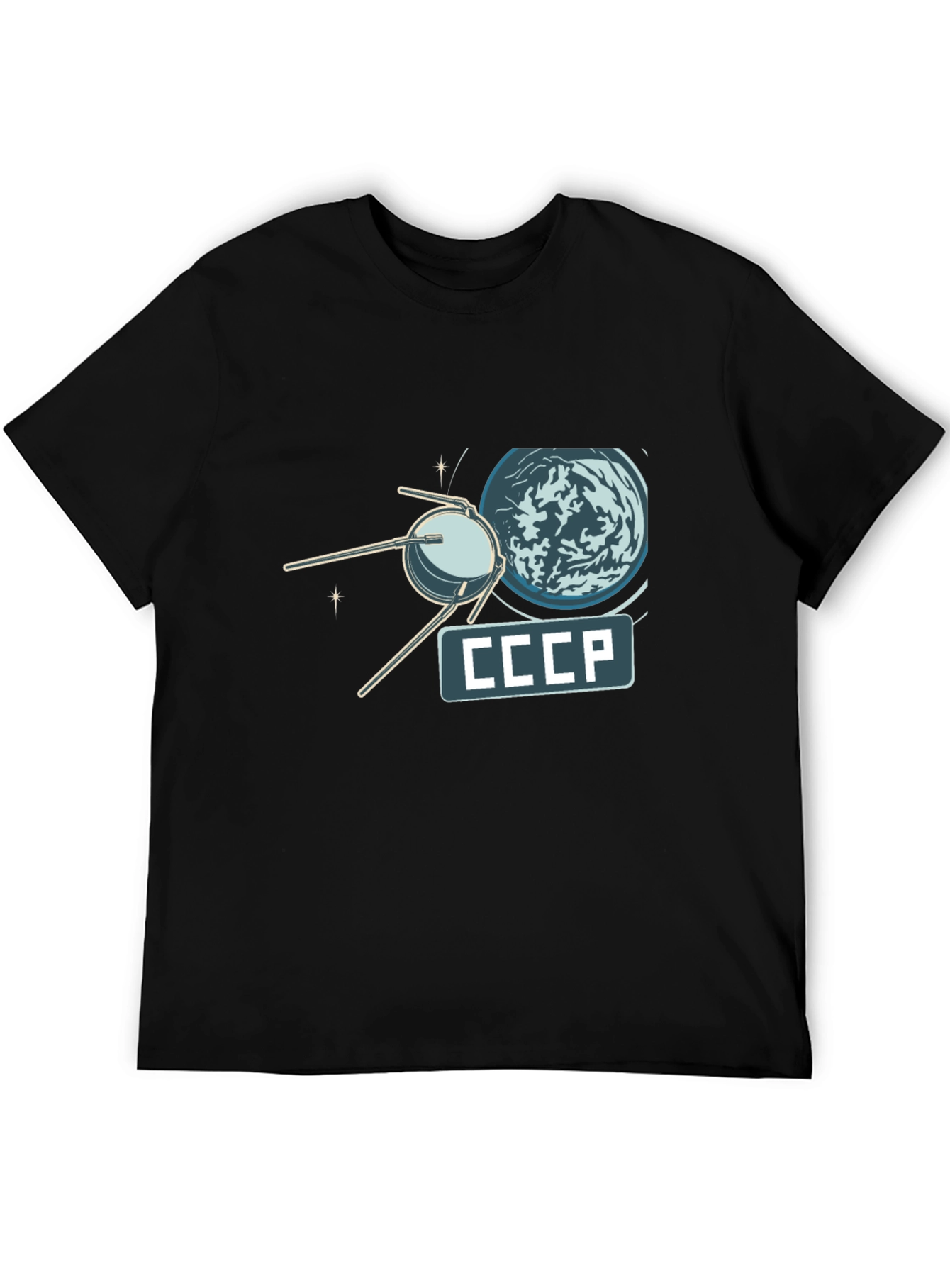 Sputnik CCCP T-Shirt - Retro Space Design