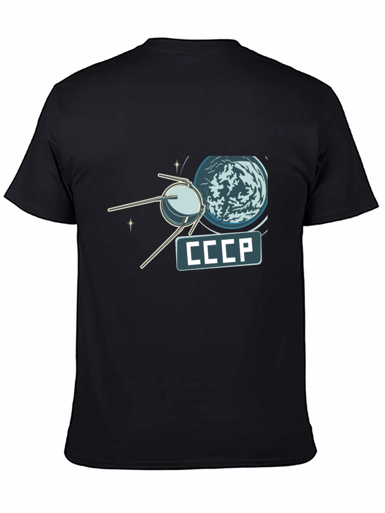 Sputnik CCCP T-Shirt - Retro Space Design
